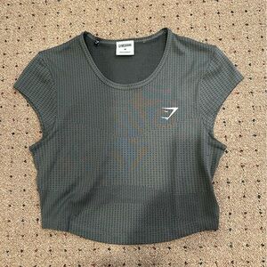 Gymshark Dark Gray Women's Short Sleeve Top